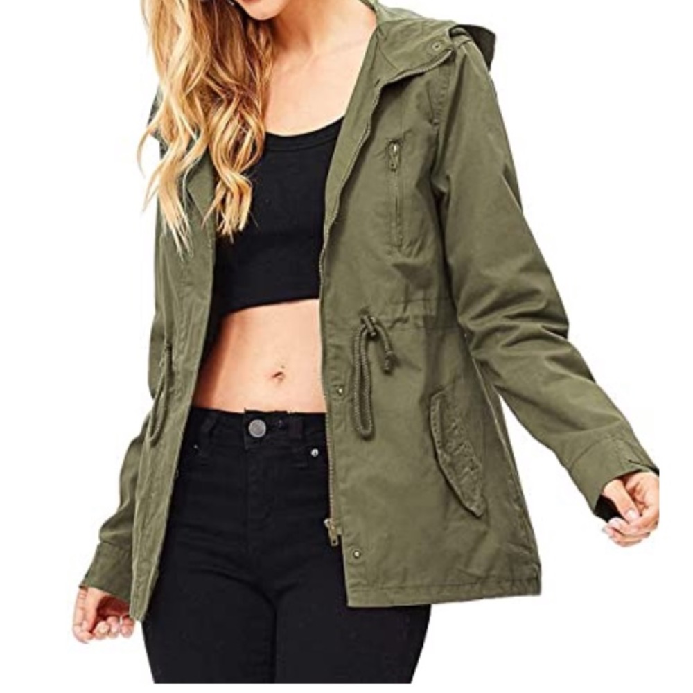 Green utility jacket!